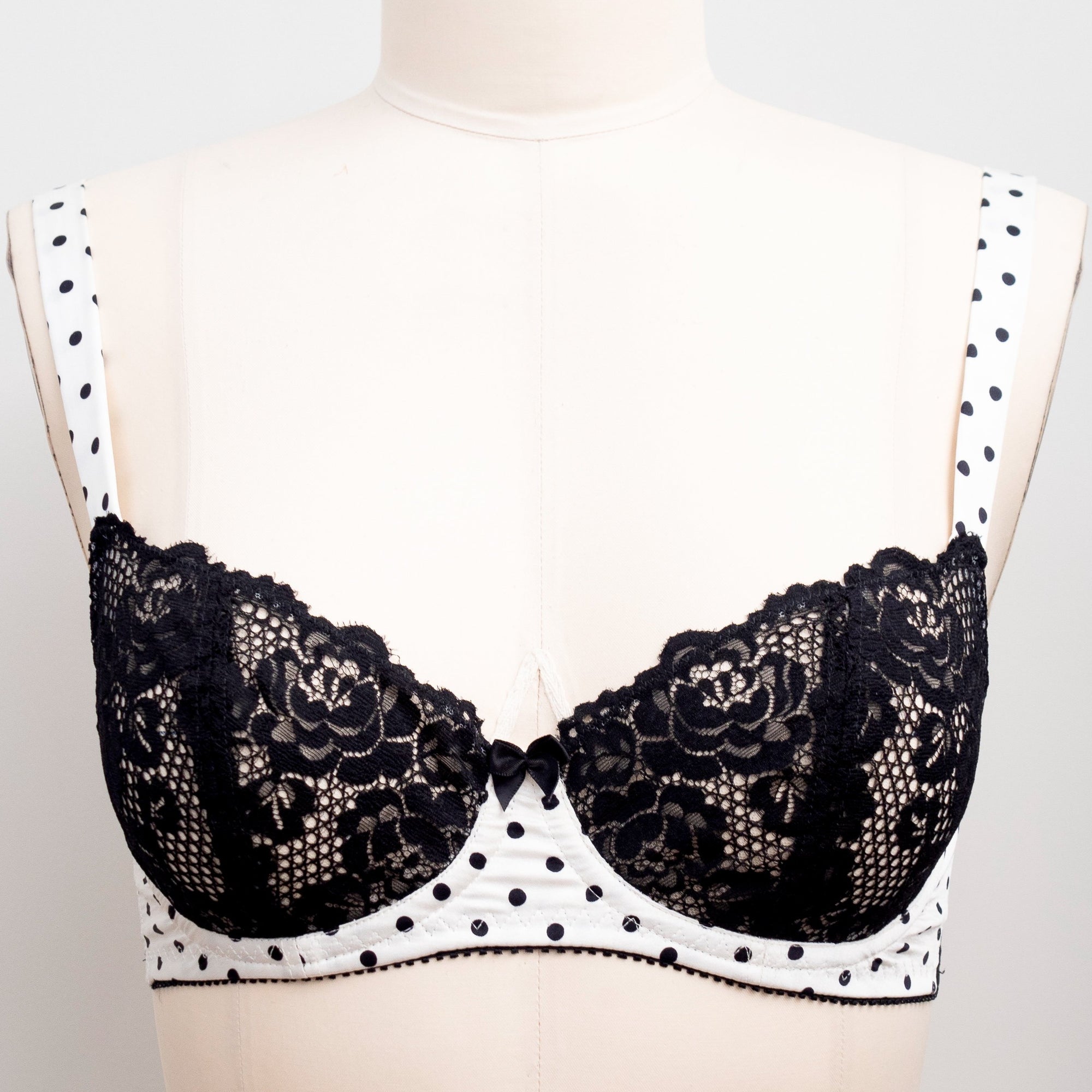 Orange Lingerie Devonshire Bra Sewing Front View