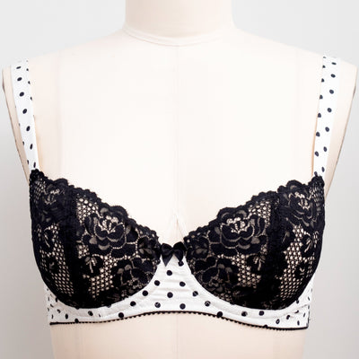 Orange Lingerie Devonshire Bra Sewing Front View