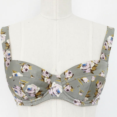 Boylston Bra in Floral Charmeuse by Orange Lingerie