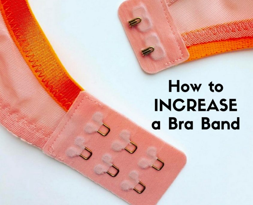 How to Increase a Bra Band - Orange Lingerie