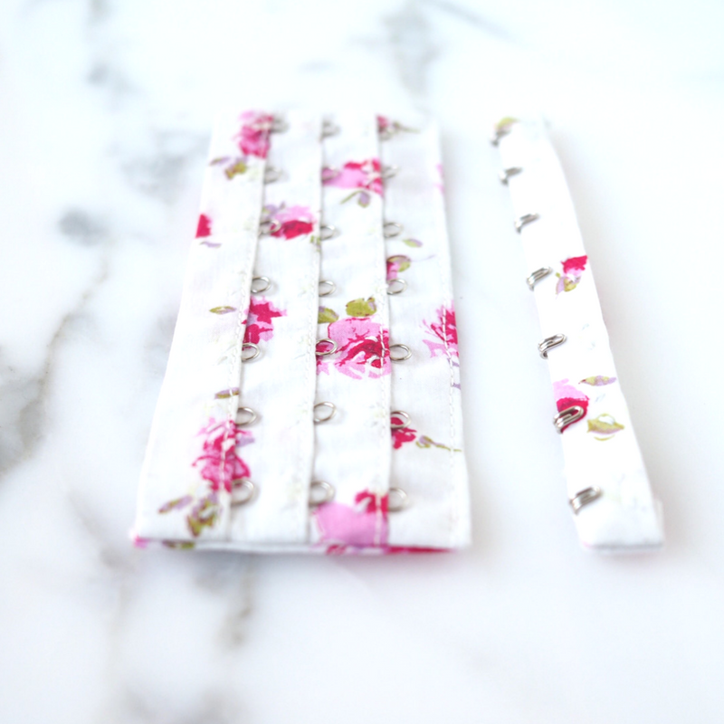 Leverett closure sewing pattern by Orange Lingerie - 7 hook high version