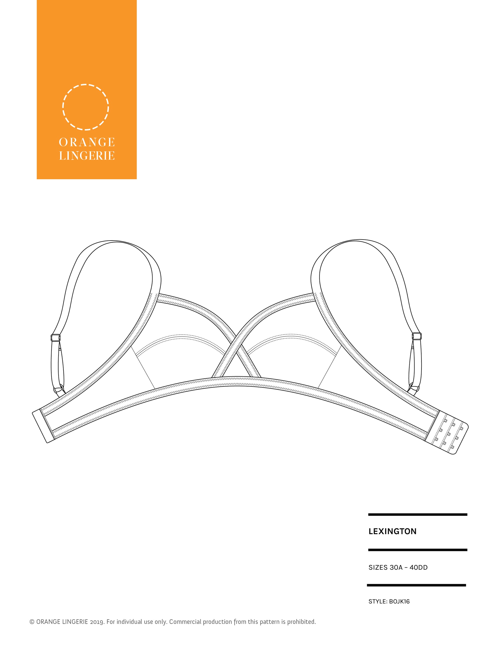 How to Test a Bra Sewing Pattern - Orange Lingerie