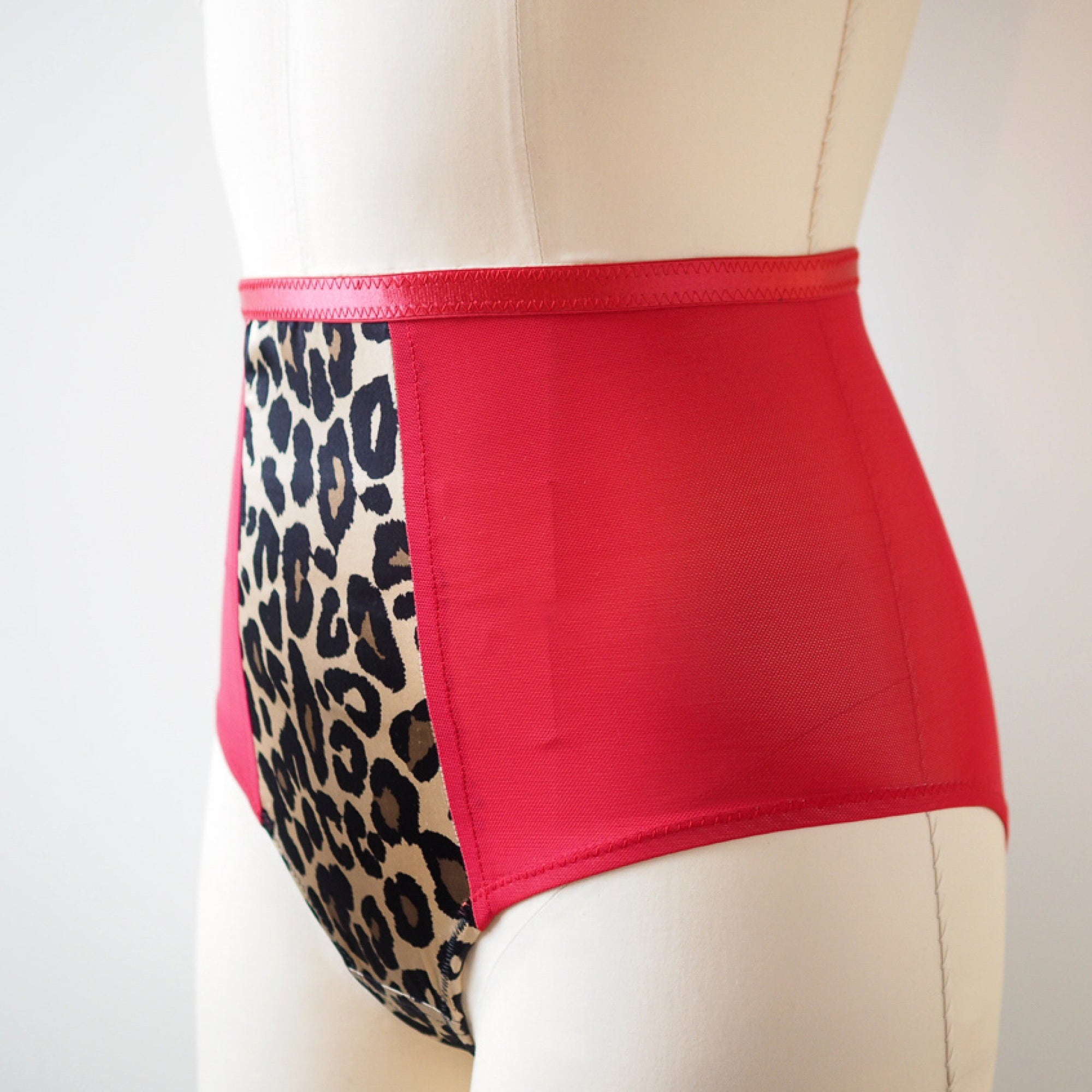 Panties pattern, high waist thong, easy pattern, PDF + instruction, S / M /  L