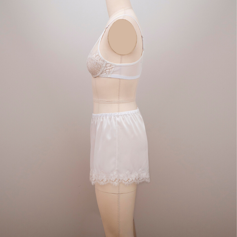 Orange Lingerie Richdale Tap Shorts Sewing Pattern with Fenway Bra Side View