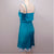 Turquoise Bellevue Camisole with Newell Slip Skirt by Orange Lingerie